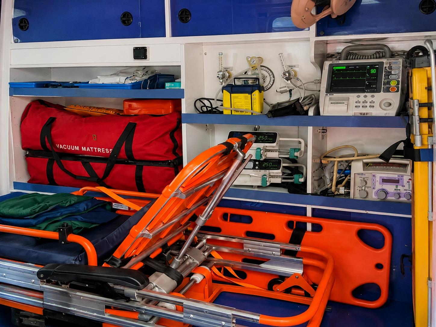 Matériel médical d’ambulance