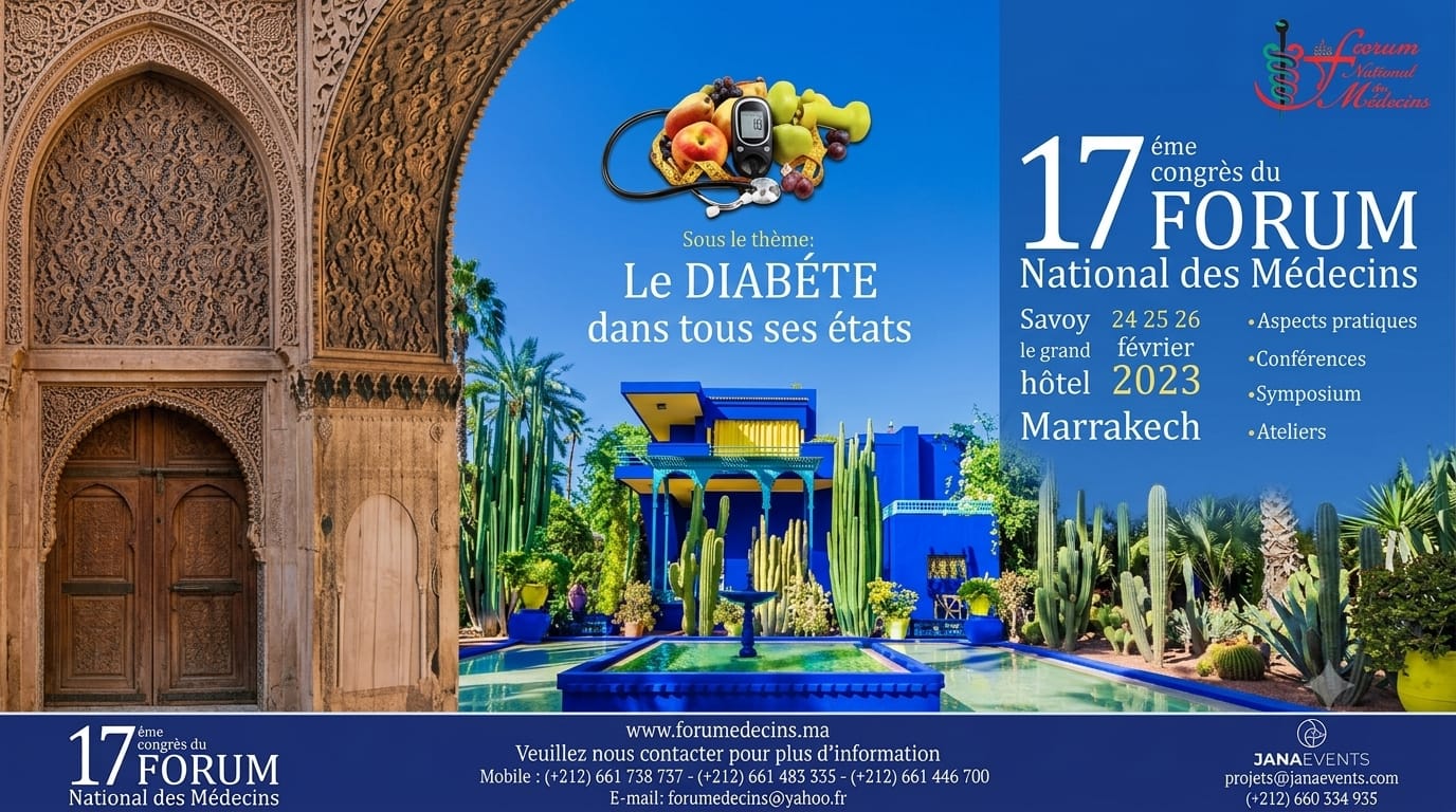 Marrakech accueille la 17ème édition du Congrès du Forum National des Médecins