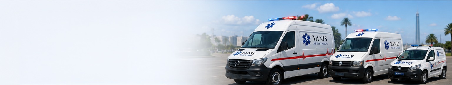Flotte d’ambulances Yanis Assistance